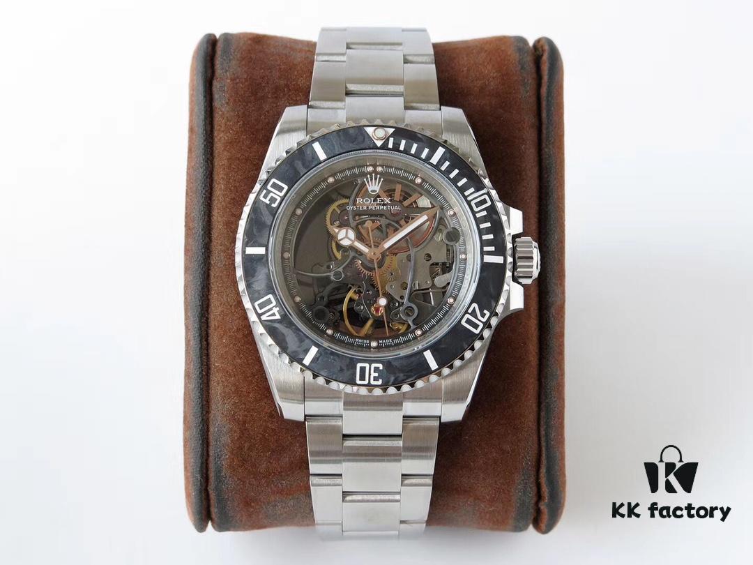 6931a5f6ccd8ab3d7af9a512 Hot Reservation! VR Factory's Masterpiece – The Legendary Modified Rolex Submariner with Full Skeleton Design, Carbon Fiber Bezel, and Custom Heavy-weight Rotor – Based on Rolex 116610, Featuring Fully Removable Dial and Stripped-down 3130 Movement for Complete Mechanical Visibility, Extremely Limited Production
