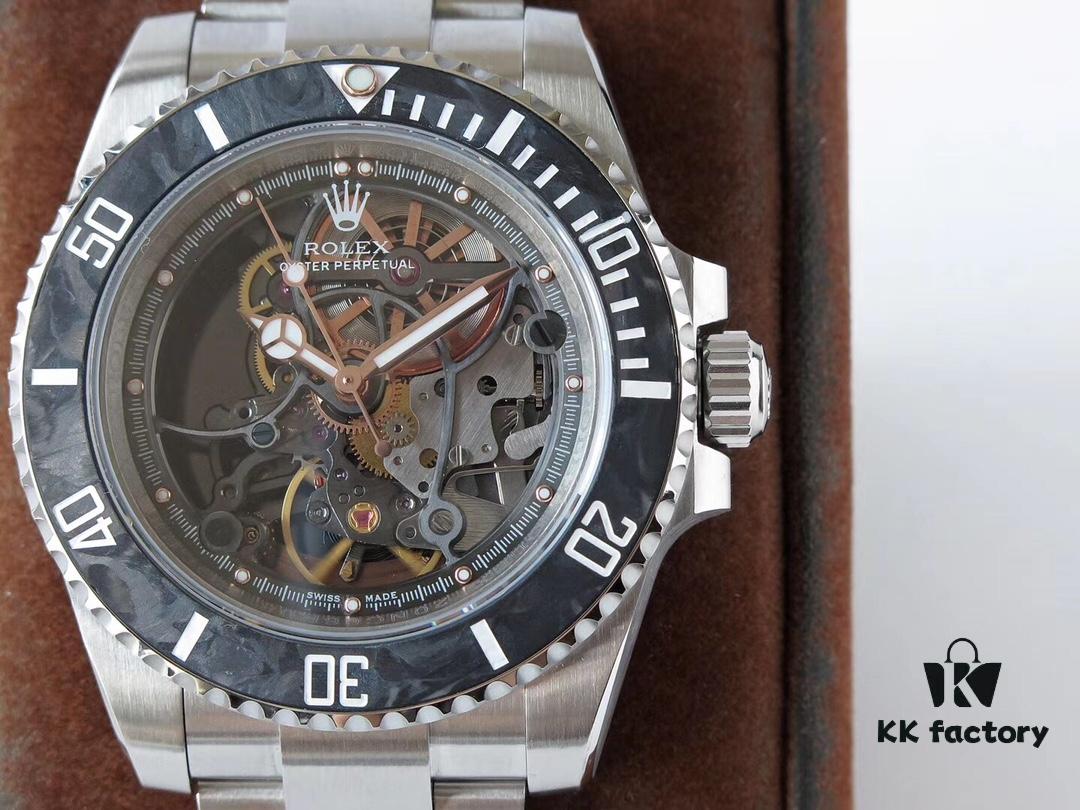 6931a5f6ccd8ab3d7af9a513 Hot Reservation! VR Factory's Masterpiece – The Legendary Modified Rolex Submariner with Full Skeleton Design, Carbon Fiber Bezel, and Custom Heavy-weight Rotor – Based on Rolex 116610, Featuring Fully Removable Dial and Stripped-down 3130 Movement for Complete Mechanical Visibility, Extremely Limited Production