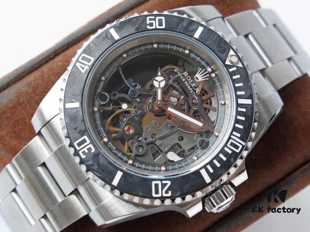6931a5f7ccd8ab3d7af9a516 Hot Reservation! VR Factory's Masterpiece – The Legendary Modified Rolex Submariner with Full Skeleton Design, Carbon Fiber Bezel, and Custom Heavy-weight Rotor – Based on Rolex 116610, Featuring Fully Removable Dial and Stripped-down 3130 Movement for Complete Mechanical Visibility, Extremely Limited Production
