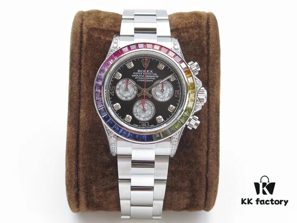 6931a5f9ccd8ab3d7af9a53a The Ultimate Chronograph Replica – New Rainbow Bezel Daytona