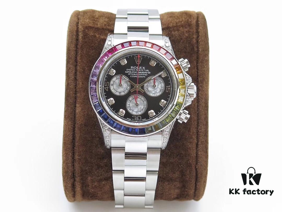 6931a5f9ccd8ab3d7af9a53a The Ultimate Chronograph Replica – New Rainbow Bezel Daytona