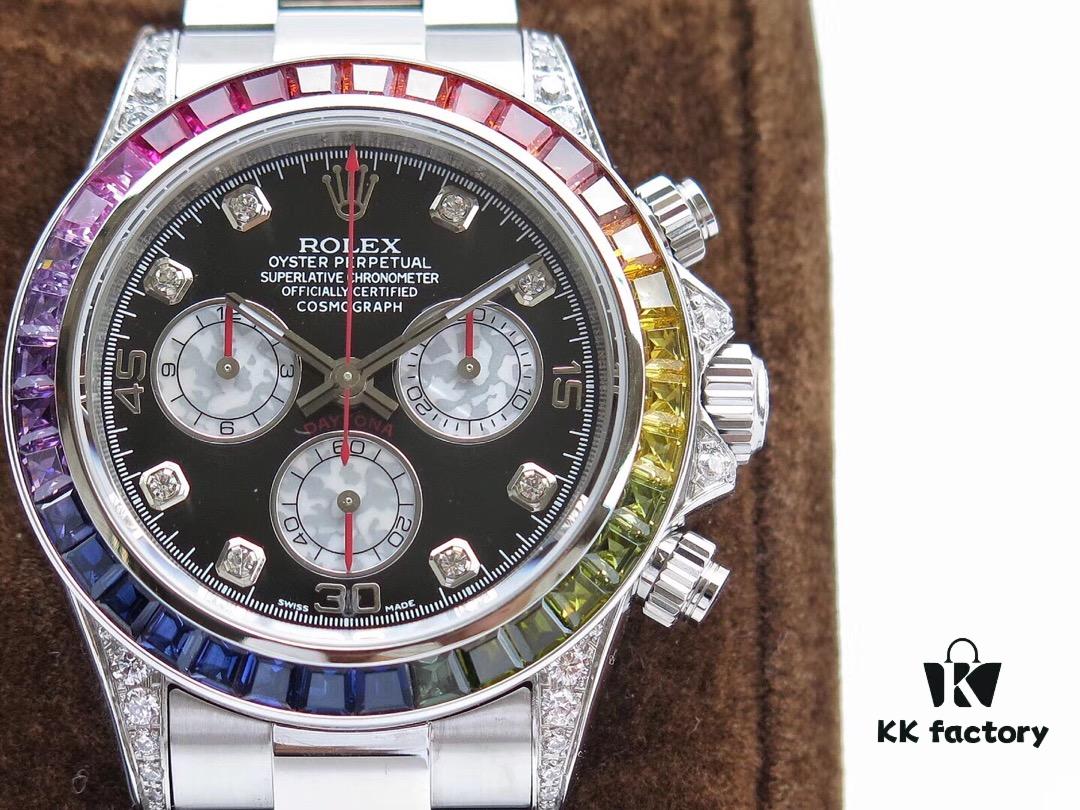 6931a5f9ccd8ab3d7af9a53b The Ultimate Chronograph Replica – New Rainbow Bezel Daytona