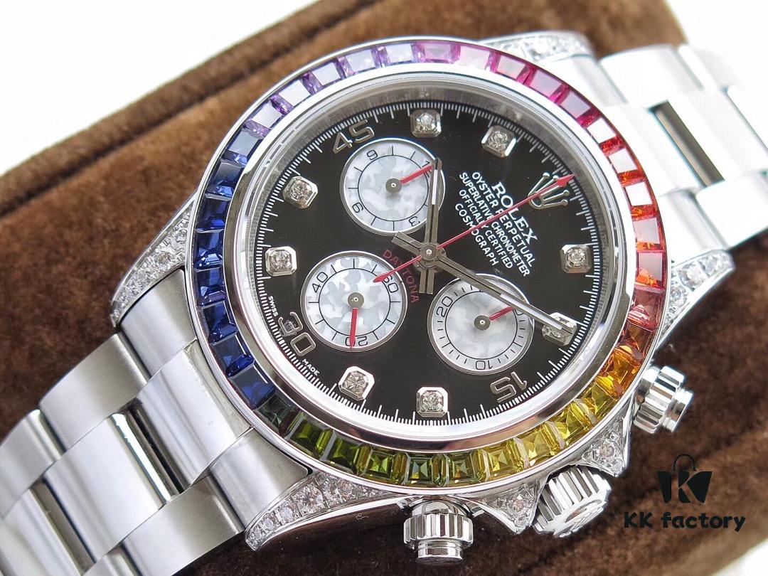 6931a5f9ccd8ab3d7af9a53e The Ultimate Chronograph Replica – New Rainbow Bezel Daytona