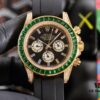 6931a5faccd8ab3d7af9a54c ROLEX Daytona Series Automatic Mechanical Watch with Stainless Steel Case, 43mm Size, Coated Glass, Stainless Steel Bracelet, Original Clasp