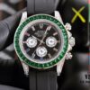 6931a5faccd8ab3d7af9a552 ROLEX Daytona Series Automatic Mechanical Watch with Stainless Steel Case, 43mm Size, Coated Glass, Stainless Steel Bracelet, Original Clasp
