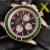 6931a5faccd8ab3d7af9a554 ROLEX Daytona Series Automatic Mechanical Watch with Stainless Steel Case, 43mm Size, Coated Glass, Stainless Steel Bracelet, Original Clasp