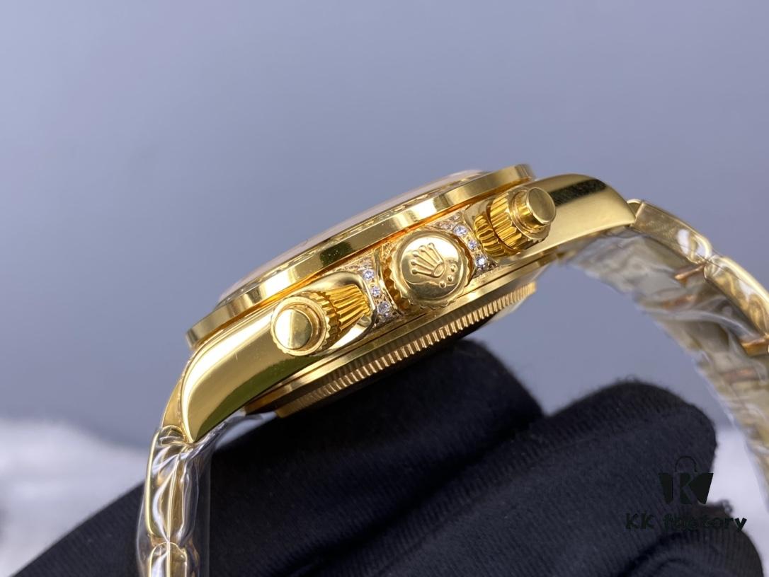 Rolex Daytona Rainbow Bezel 24K Gold Plating - In Stock