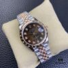 6931a604ccd8ab3d7af9a5f5 Rolex Ladies Datejust 31 Series Six Chocolate Dial with Diamonds