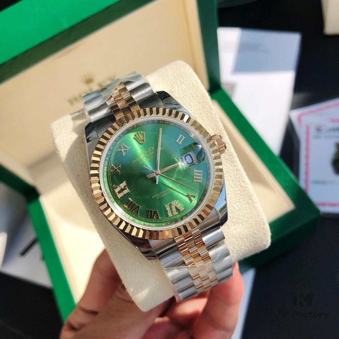 6931a606ccd8ab3d7af9a612 ROLEX - Rolex Datejust, Women's 36mm Size, Genuine 18K Gold Plated, Equipped with GTC China Certification, Swiss ETA2671 Movement, Sapphire Crystal, Oyster Case with Triplock Crown, Glidelock Clasp