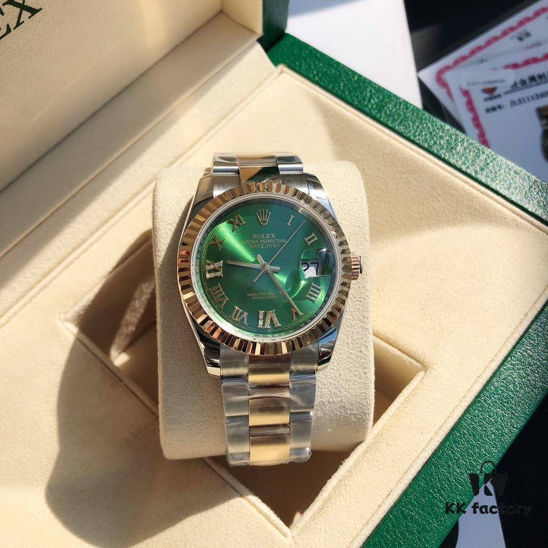 6931a606ccd8ab3d7af9a613 ROLEX - Rolex Datejust, Women's 36mm Size, Genuine 18K Gold Plated, Equipped with GTC China Certification, Swiss ETA2671 Movement, Sapphire Crystal, Oyster Case with Triplock Crown, Glidelock Clasp
