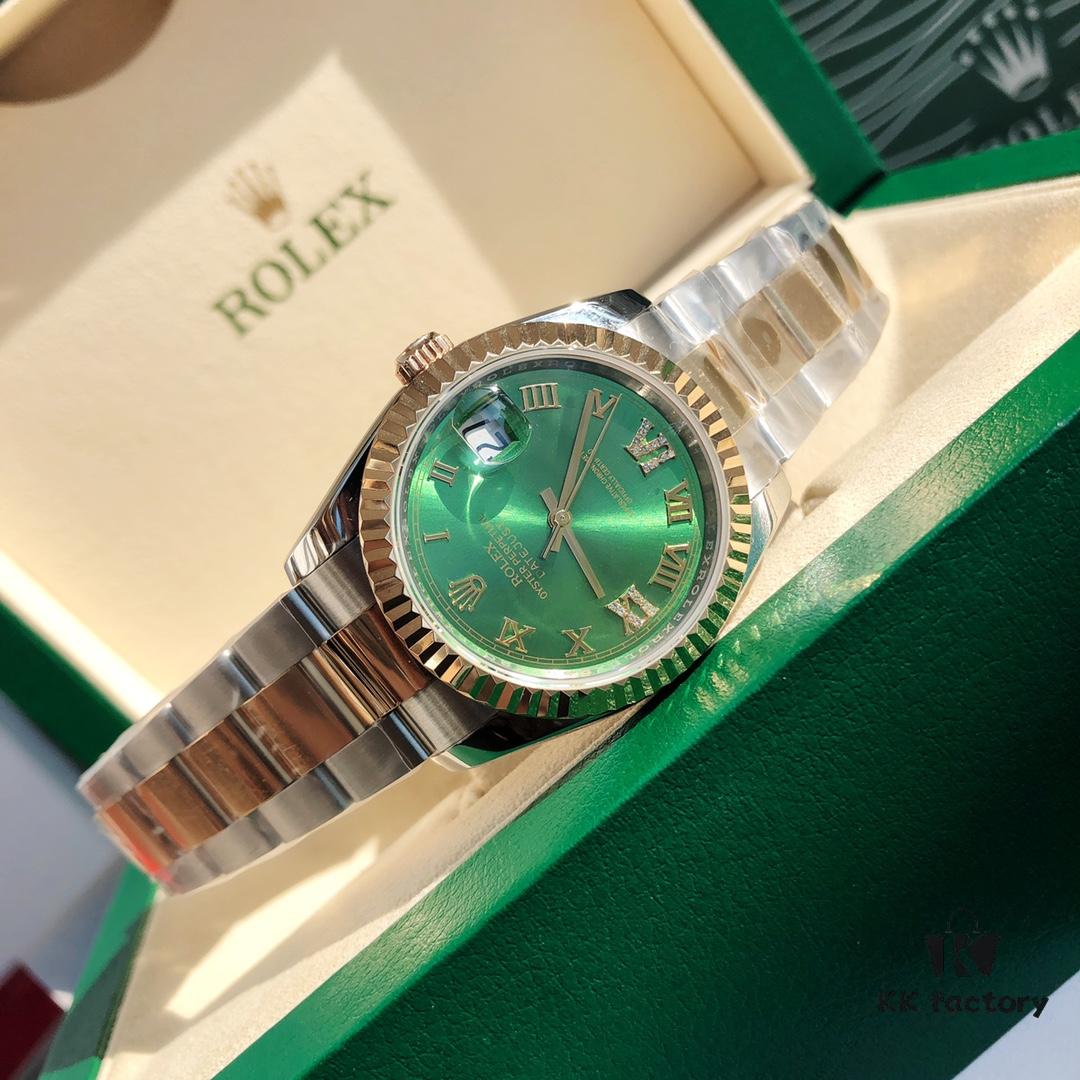 6931a606ccd8ab3d7af9a614 ROLEX - Rolex Datejust, Women's 36mm Size, Genuine 18K Gold Plated, Equipped with GTC China Certification, Swiss ETA2671 Movement, Sapphire Crystal, Oyster Case with Triplock Crown, Glidelock Clasp