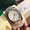 6931a607ccd8ab3d7af9a625 ROLEX - Oyster Perpetual Datejust Men's 41mm with 18K Gold Plating, Swiss ETA-2824 Movement, 904L Stainless Steel and Gold Alloy Case, Sapphire Crystal, Glidelock Clasp