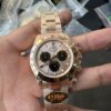 QF Counterweight Rose Gold Dial 4130 Movement