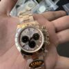 QF Counterweight Rose Gold Dial 4130 Movement