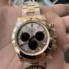 QF Counterweight Rose Gold Dial 4130 Movement