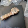 QF Counterweight Rose Gold Dial 4130 Movement