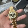 QF Counterweight Gold Dial 4130 Movement