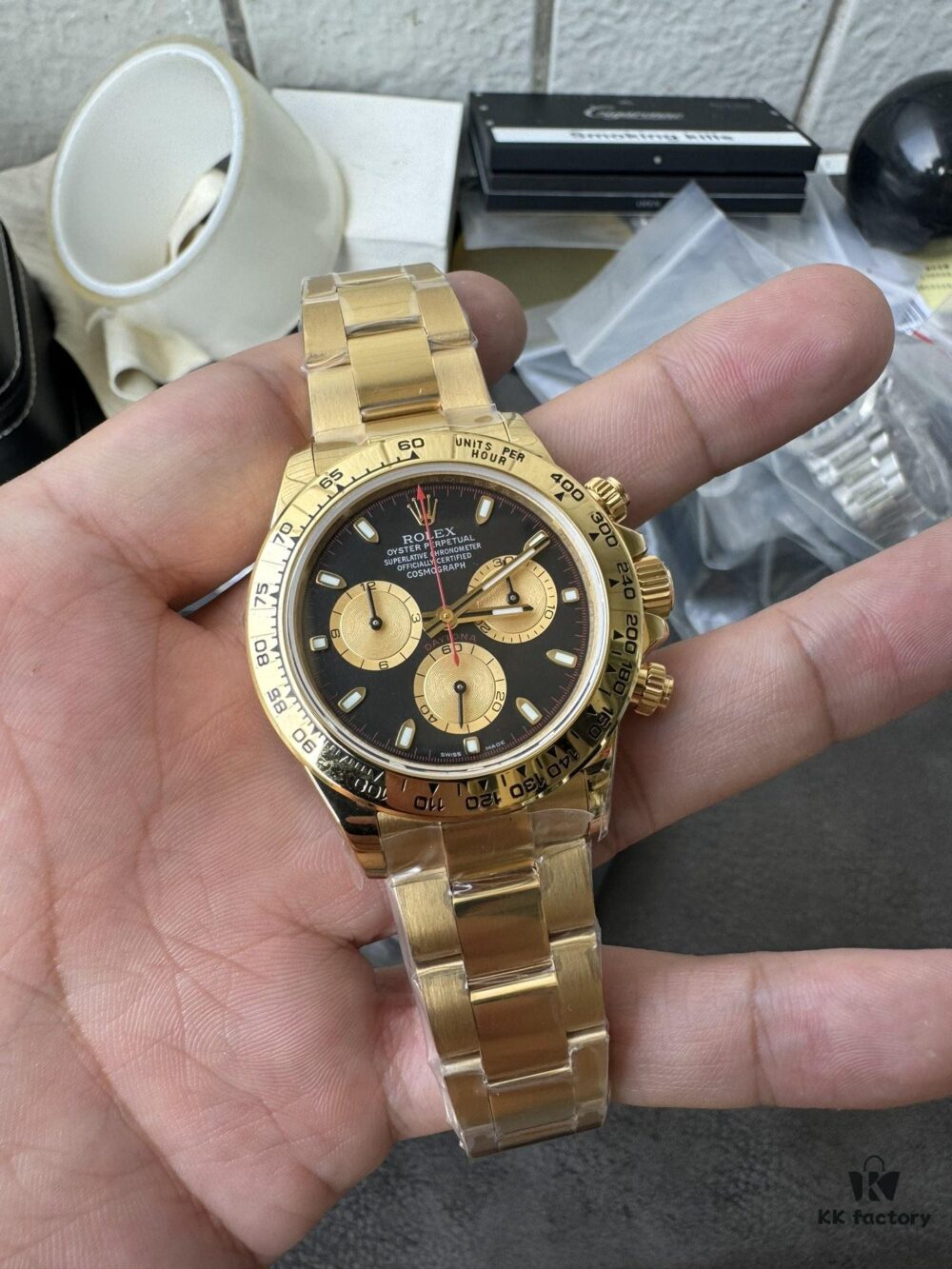 6931a60eccd8ab3d7af9a69e QF Gold Dior, Rear Gold Plated