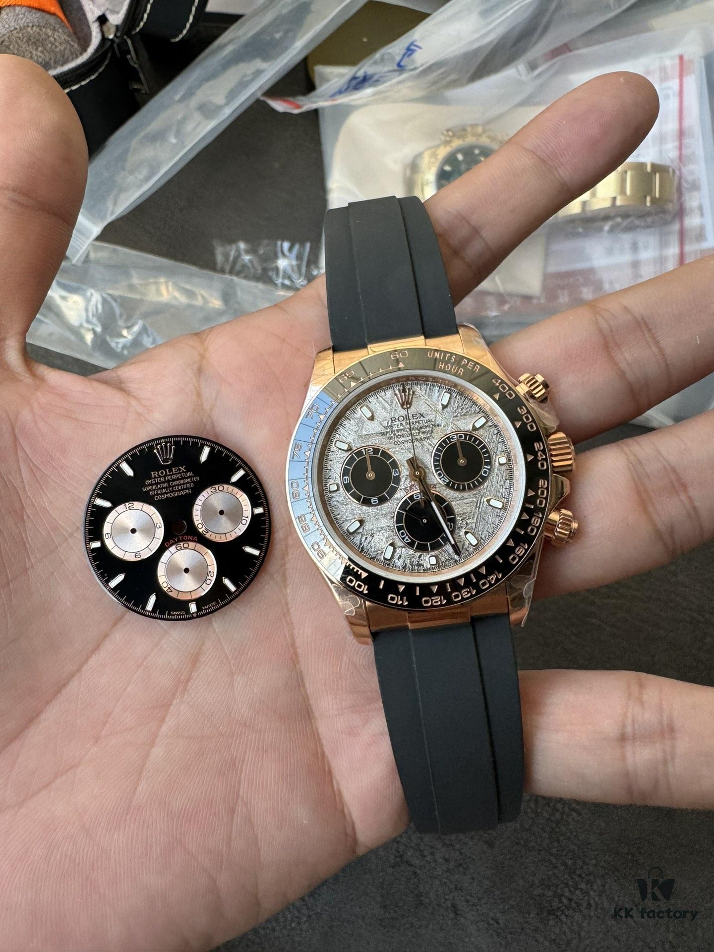 QF Counterweight Daytona with Modified Meteorite Dial