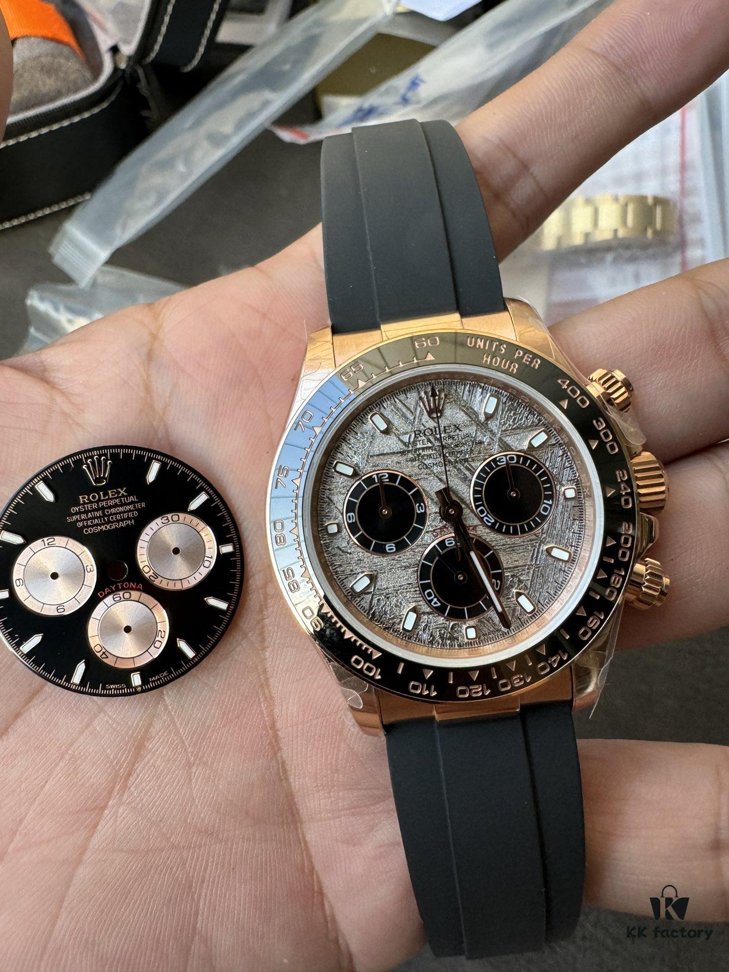 QF Counterweight Daytona with Modified Meteorite Dial