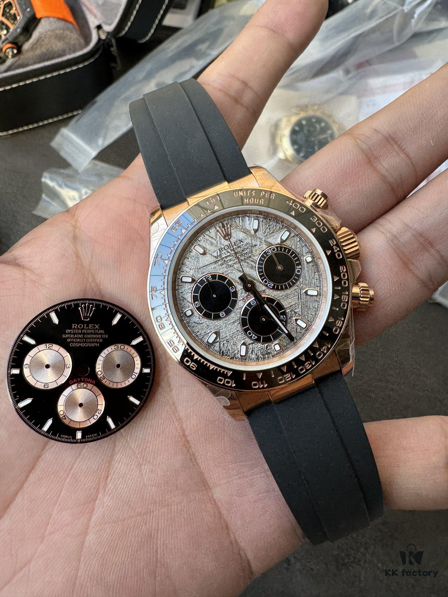 QF Counterweight Daytona with Modified Meteorite Dial