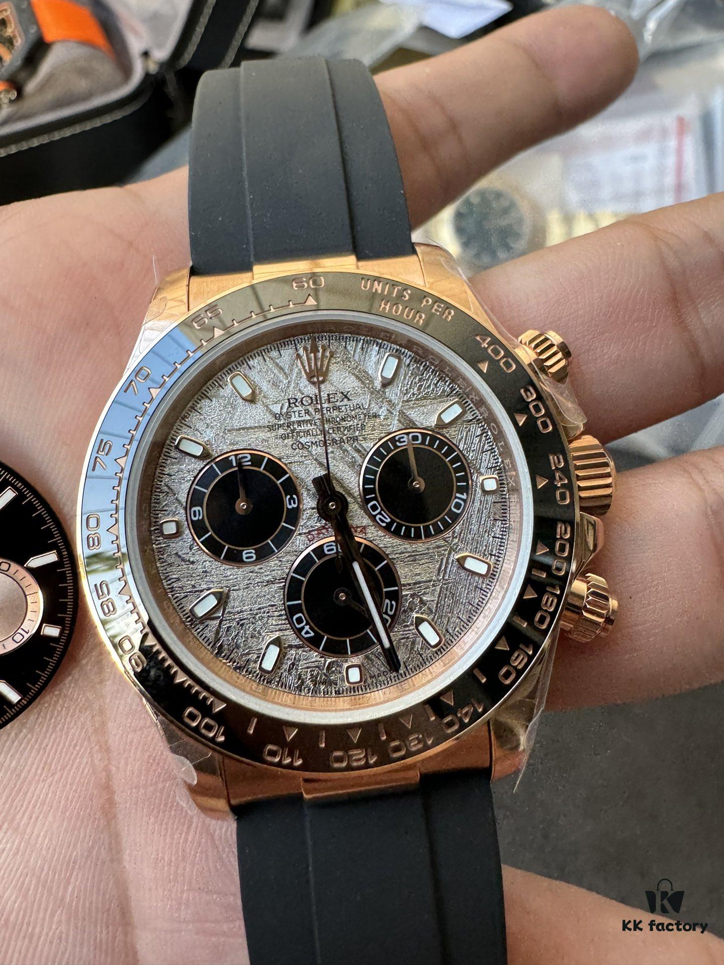 QF Counterweight Daytona with Modified Meteorite Dial