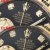 6931a612ccd8ab3d7af9a6e7 Authentic vs Fake Comparison 🔥🔥🔥 CLEAn Factory / C-Factory 126503 with 4131 Movement, Two-Tone Black 'Noodle' Dial with Diamond Markers or Two-Tone Black Diamond Dial (Moissanite)