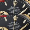 6931a612ccd8ab3d7af9a6ec Authentic vs Fake Comparison - C Factory (C-Factory) 126503 with 4131 Movement, Two-Tone Black Dial 'Noodles' or Diamond Hour Markers (Moissanite)