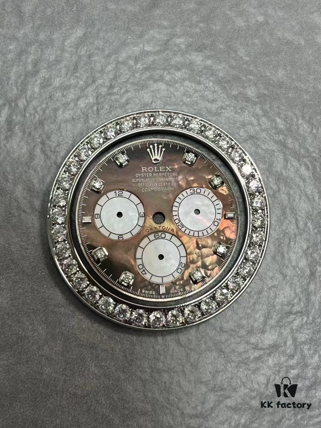 6931a614ccd8ab3d7af9a701 RB New Mother-of-Pearl Dial with 'Di' Character, Compatible with New 4131 Movement, Also Fits Previous 4130 and 4801 Movements, Available with Bezel, Moissanite Bezel Option