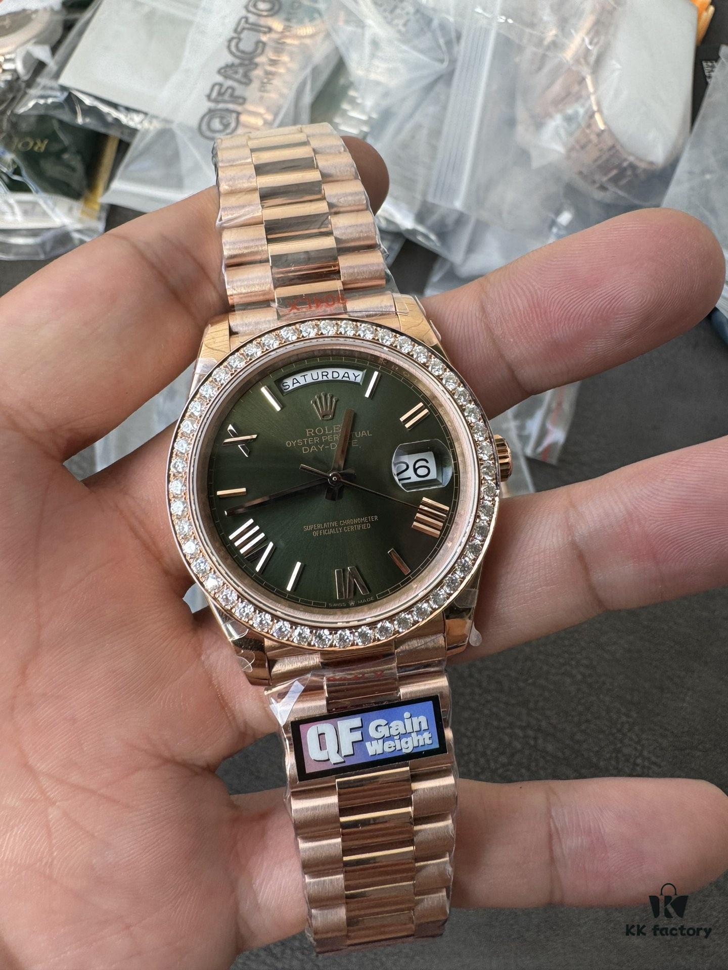 QF Counterweight DD Modified Moissanite Bezel