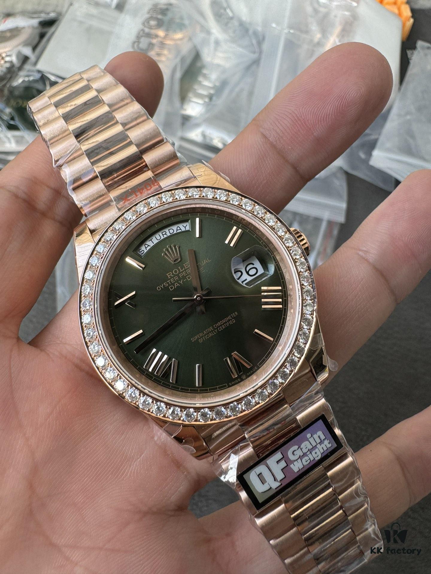 QF Counterweight DD Modified Moissanite Bezel
