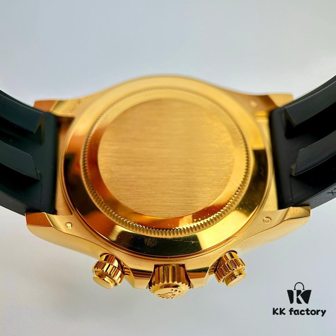 6931a622ccd8ab3d7af9a7f4 Gold/Dog Factory Rolex Daytona Gold Tone with Weight Matching, Over 146g, Equipped with Dan Dong 4130 Movement