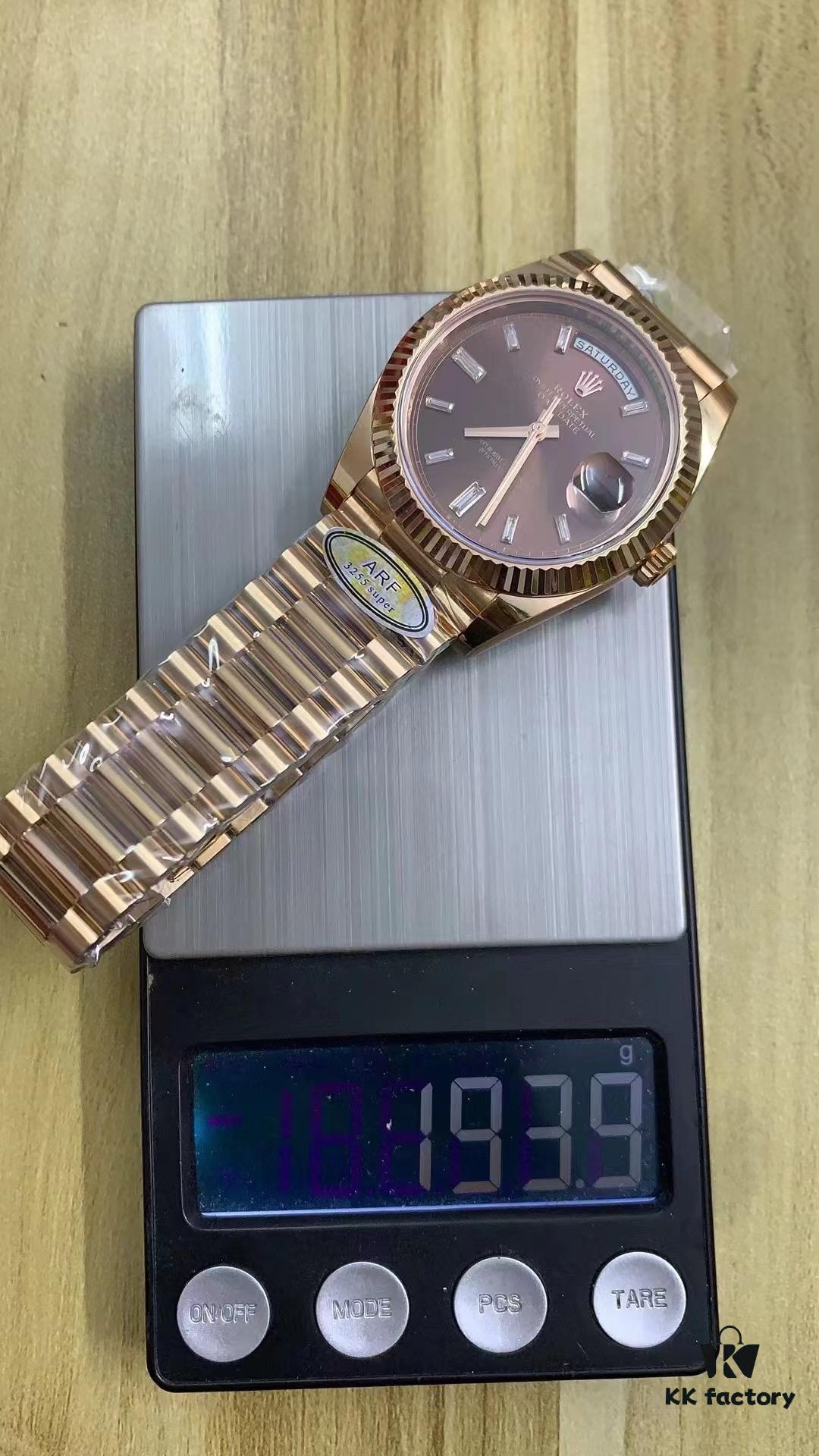 6931a623ccd8ab3d7af9a80c ARF Full Counterweight DD, Dual Calendar Rose Gold Counterweight, 3255 Integrated Movement