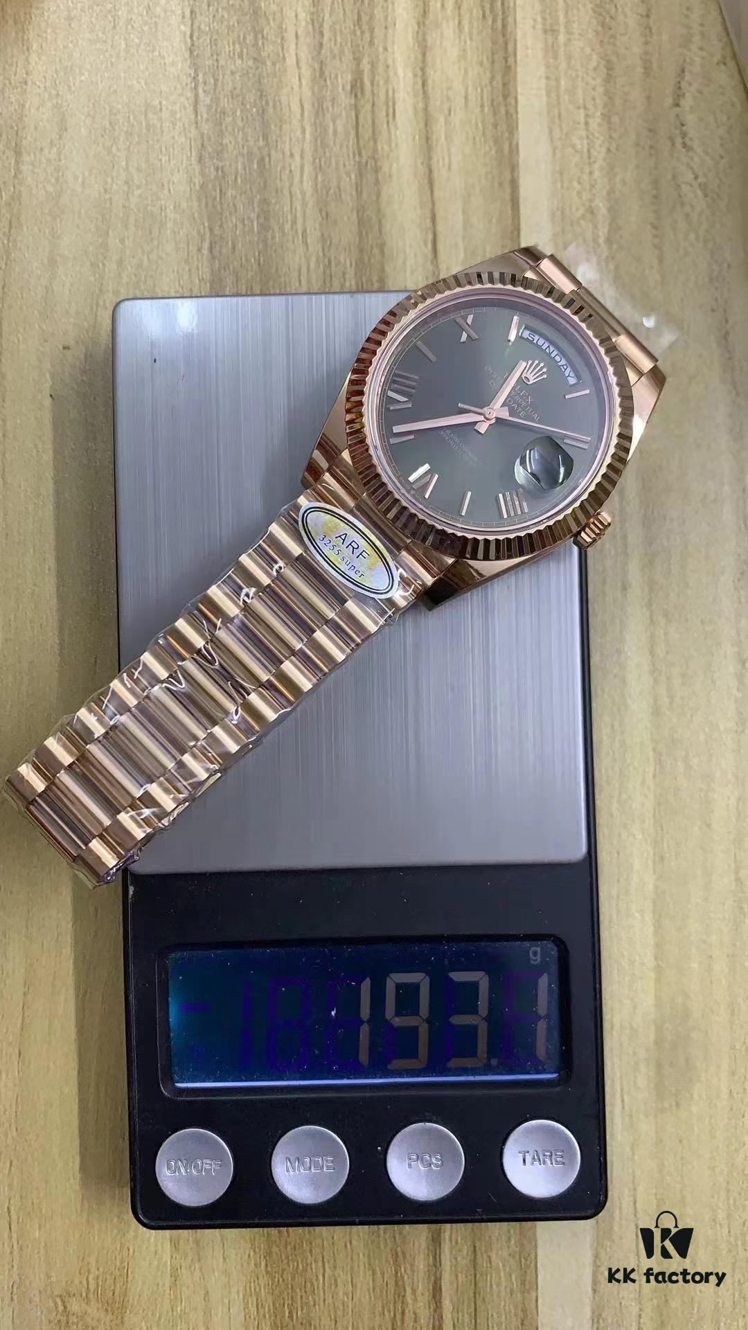 6931a623ccd8ab3d7af9a80f ARF Full Counterweight DD, Dual Calendar Rose Gold Counterweight, 3255 Integrated Movement