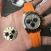 Clean Gold Di Modified RB Meteorite Disc with Gold-Plated Back and Orange Replacement Tape
