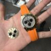 Clean Gold Di Modified RB Meteorite Disc with Gold-Plated Back and Orange Replacement Tape