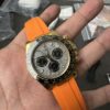 Clean Gold Di Modified RB Meteorite Disc with Gold-Plated Back and Orange Replacement Tape