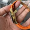 Clean Gold Di Modified RB Meteorite Disc with Gold-Plated Back and Orange Replacement Tape
