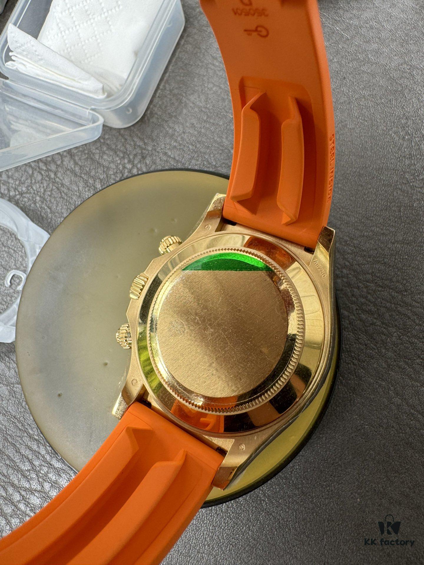 Clean Gold Di Modified RB Meteorite Disc with Gold-Plated Back and Orange Replacement Tape
