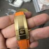 Clean Gold Di Modified RB Meteorite Disc with Gold-Plated Back and Orange Replacement Tape