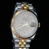 VS Two-Tone Gold 36mm Palm Leaf Design