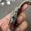 C Factory New Model 4131, Ice Blue Dial with Diamond Markings, Transparent Case Back
