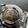 C Factory New Arrival 4131 Ice Blue Dial with Engraving, Transparent Case Back