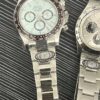 C Factory 4131 New Arrival - Ice Blue Dial with Engraving - Diamond Case Back with Exhibition Back