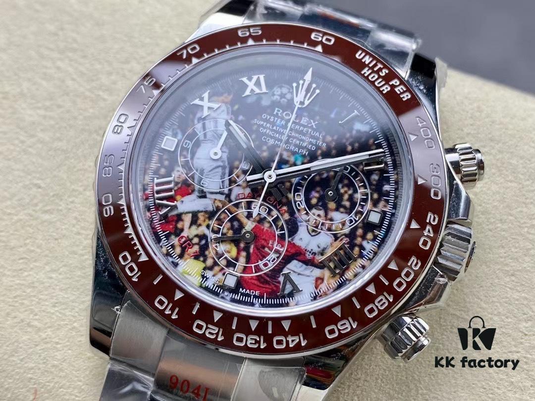 IPK Custom Modified Rolex Daytona CR7 Edition, Dan Dong 4132 Movement