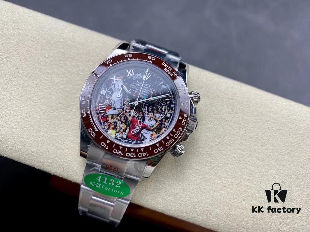IPK Custom Modified Rolex Daytona CR7 Edition, Dan Dong 4132 Movement