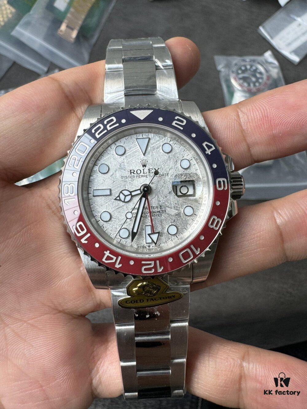6931a637ccd8ab3d7af9a972 Gold Factory Dog Factory Upgrade V2 Top Version Weighted Greenwich 18K Gold Plated Watch, Not Peeling or Fading