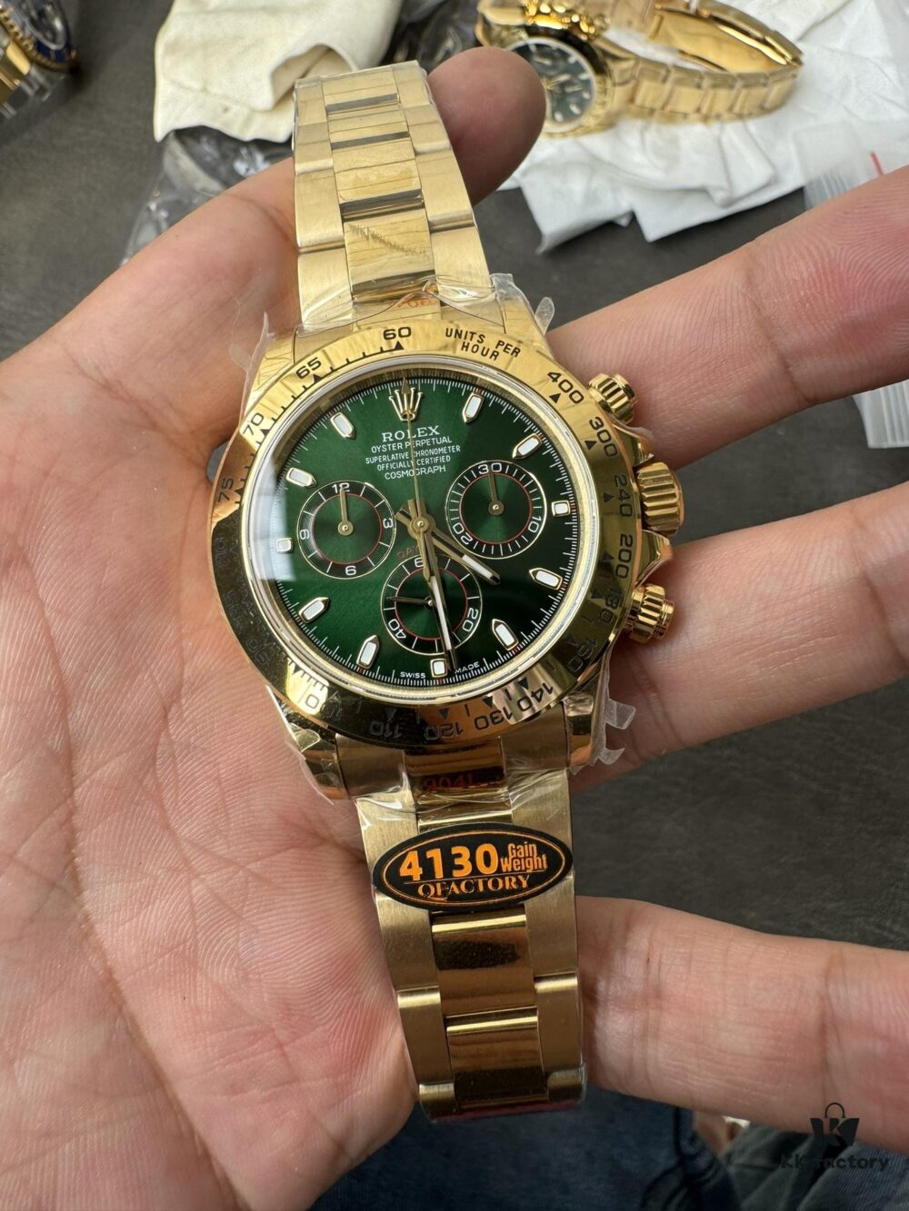QF 4130 Counterweight Green Golden Di