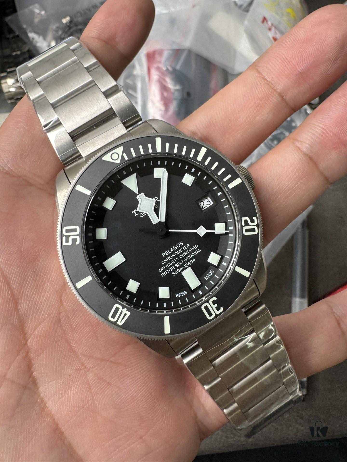 XF Titanium Potato Black Dial