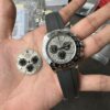 Clean Grey Adhesive Di Modified RB Meteorite Surface with Rear Platinum Coating